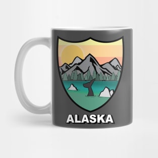 Alaska Cruise Whale and Icebergs Mug